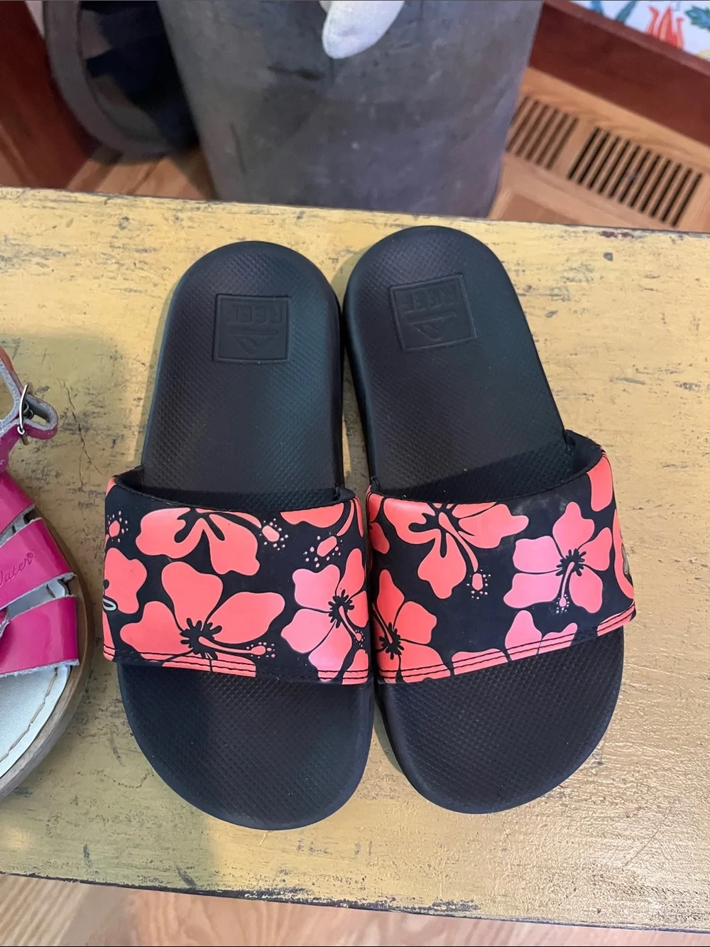 Salt Water Sandals by Hoy Kids Hot Pink Strappy Sandals